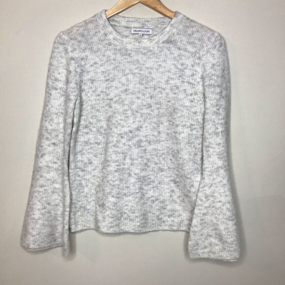 Heartloom Sz S Gray Knit Sweater - Picture 6 of 6